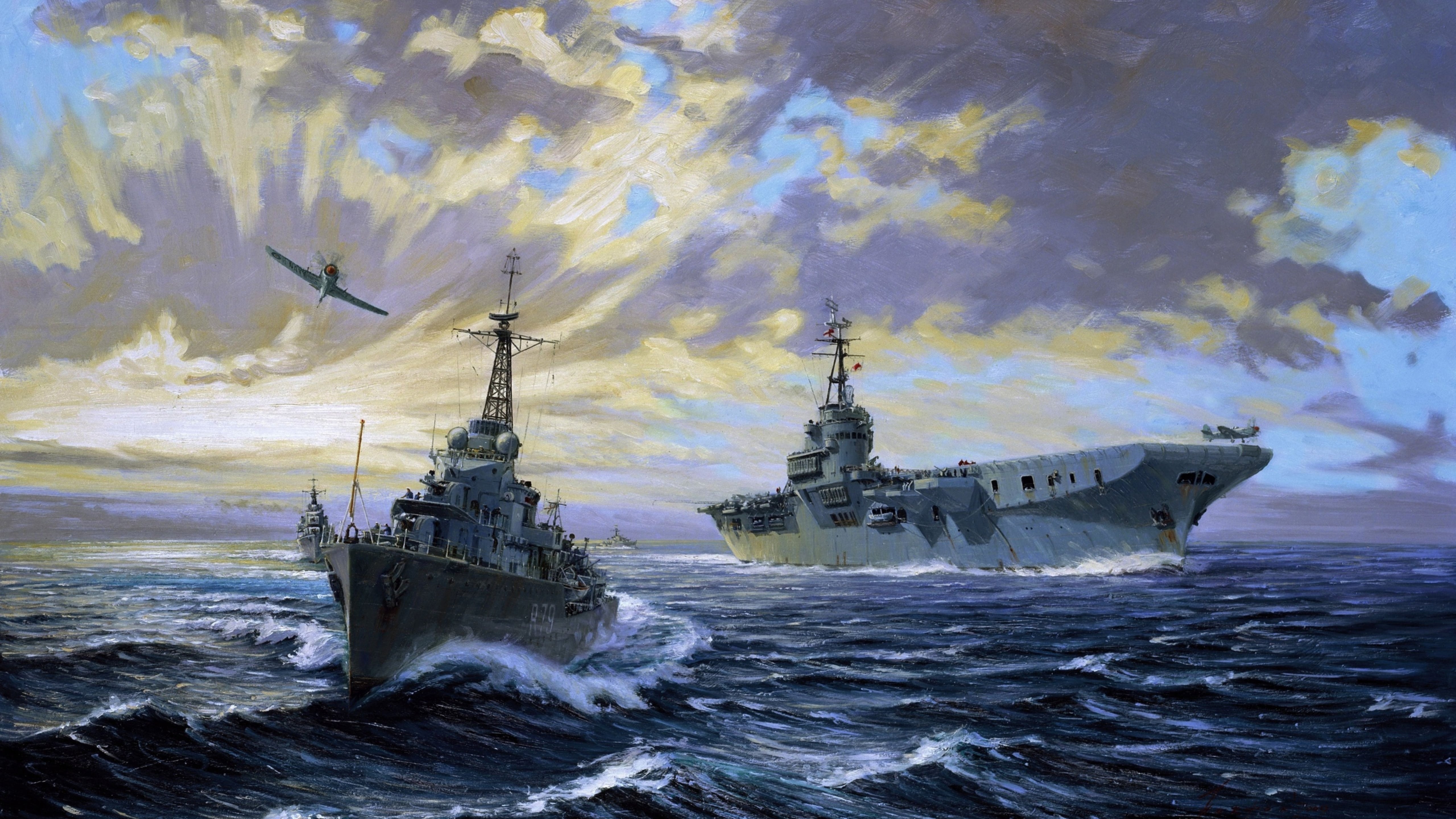 Warship Wallpaper 4k