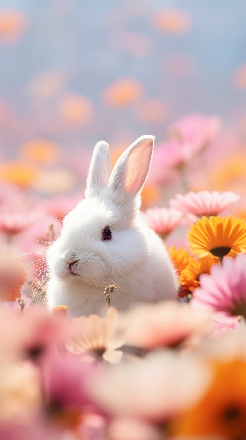 Cute Aesthetic Bunny Image Wallpaper