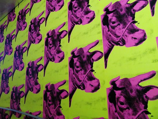 Cow Wallpaper Warhol Andy Museum