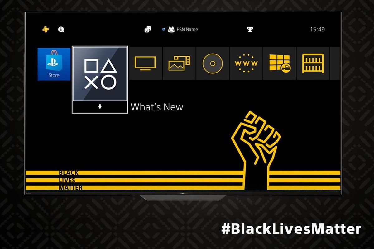 Sony Releases Black Lives Matter Ps4 Theme