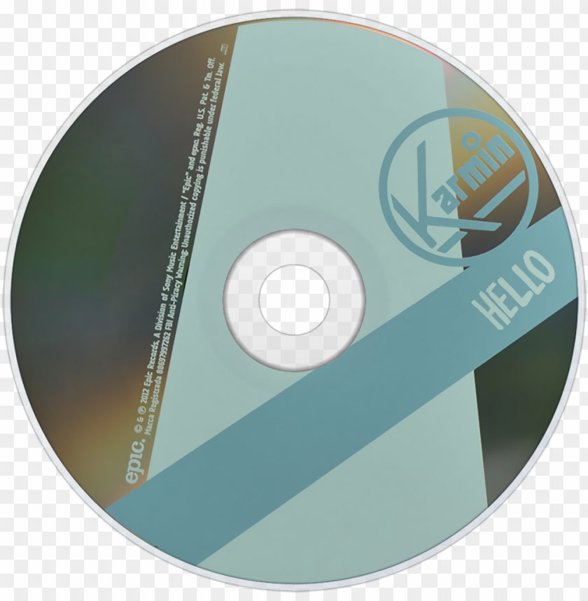 Karmin Hello Cd Disc Image Png With Transparent Background