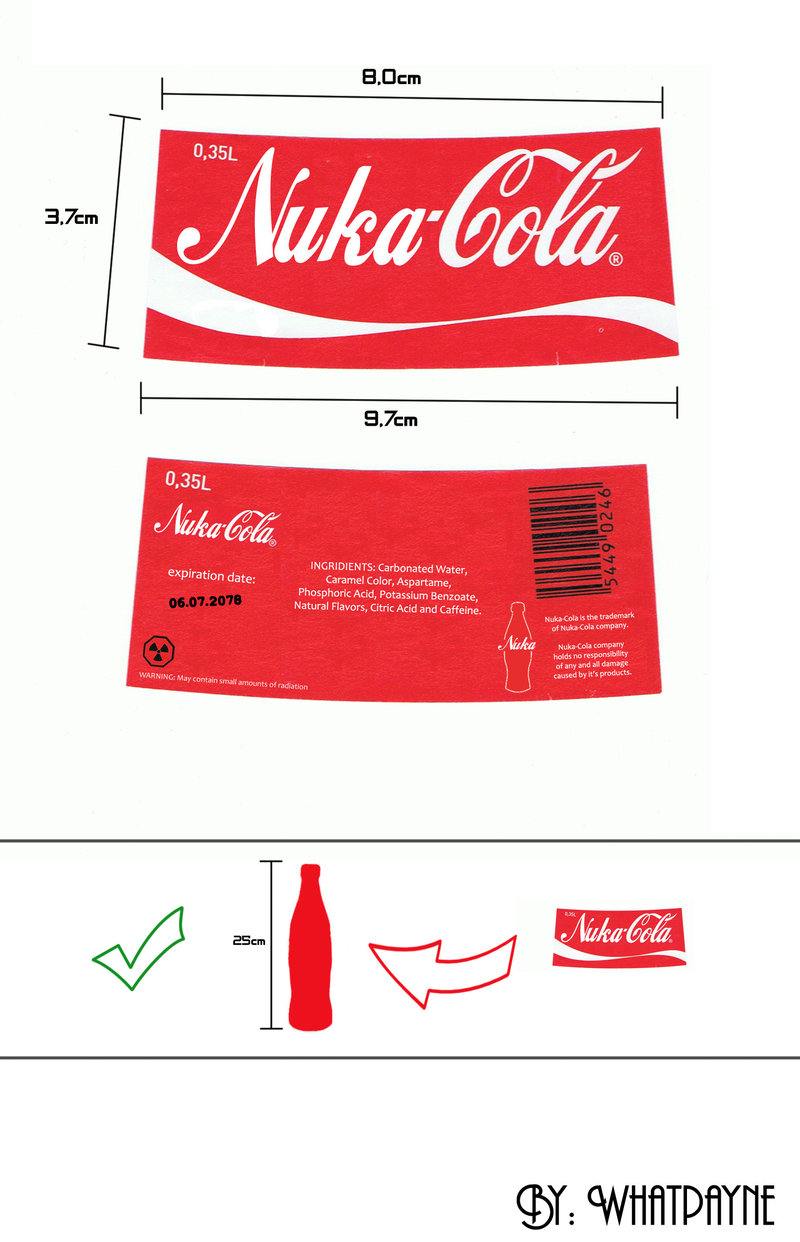 Fallout Nuka Cola Label By Whatpayne