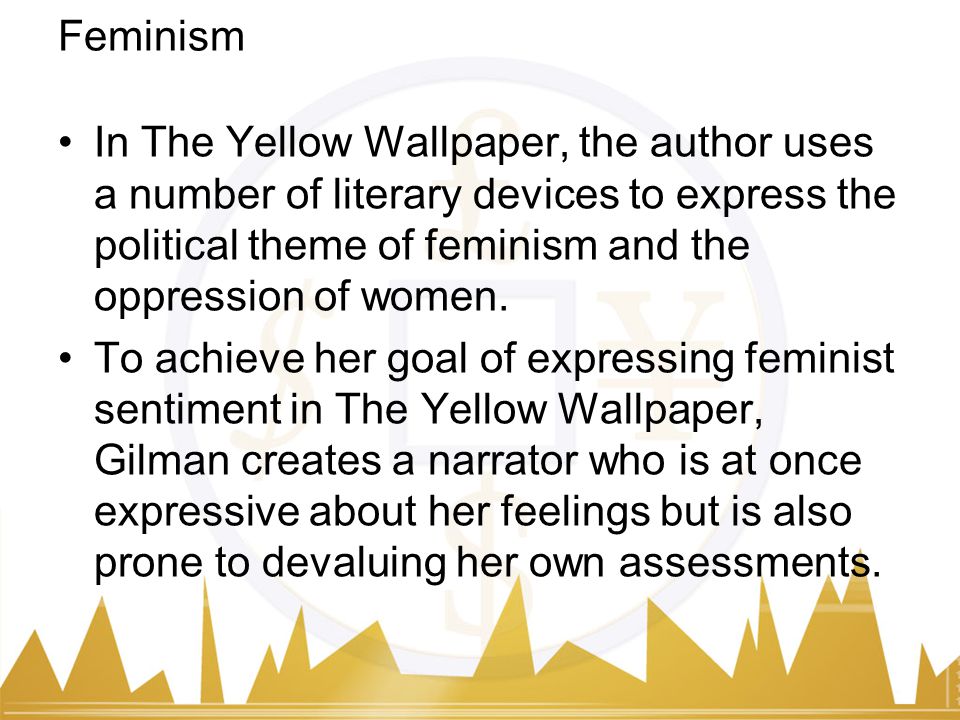 The Yellow Wallpaper By Charlotte Perkins Gilman Ppt