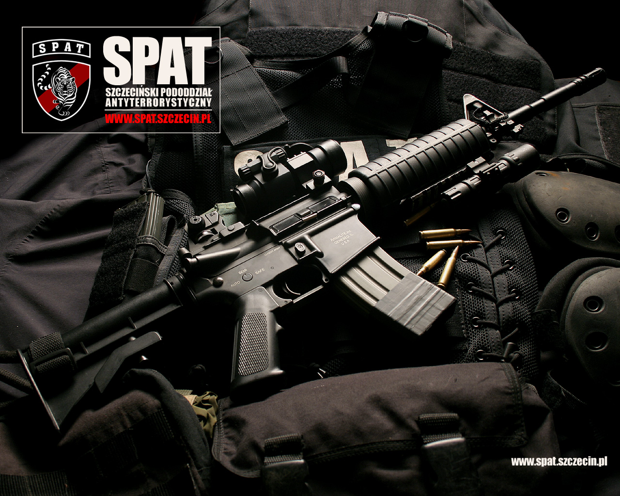 Automatic Rifle Wallpaper Weapons Spat Swat