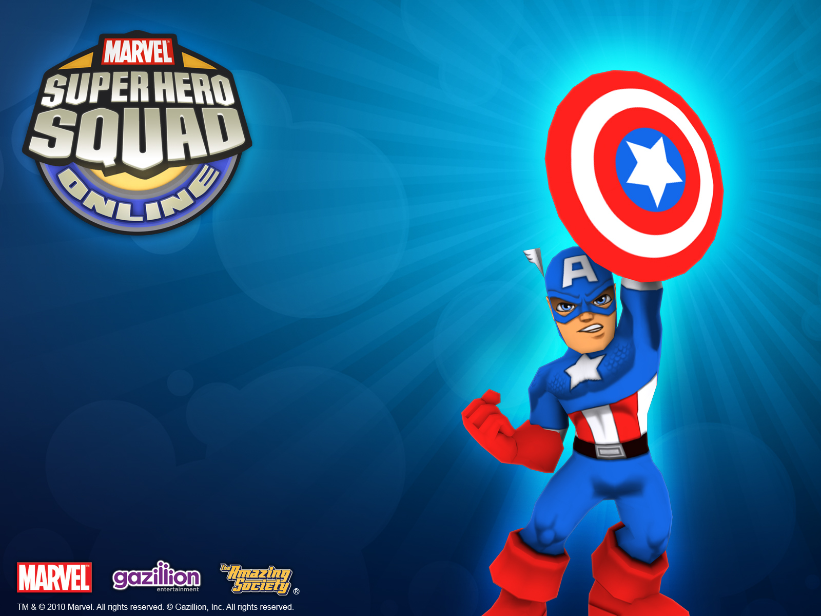 Wallpaper Marvel Super Hero Squad Online