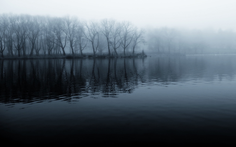 fog lake Foggy morning Abstract Photography HD Desktop Wallpaper