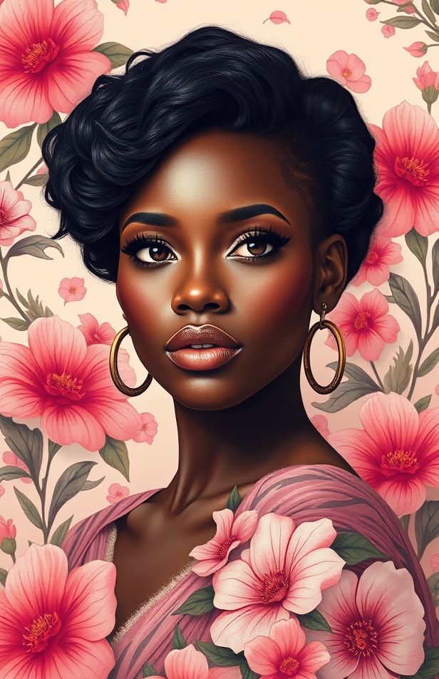 Beautiful Black Women Wallpaper