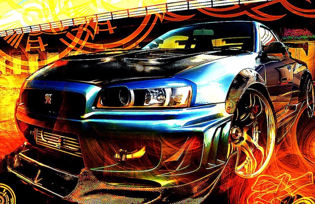 Fantasy Fire Cool Car Cars Wallpaper HD Phone Wallko