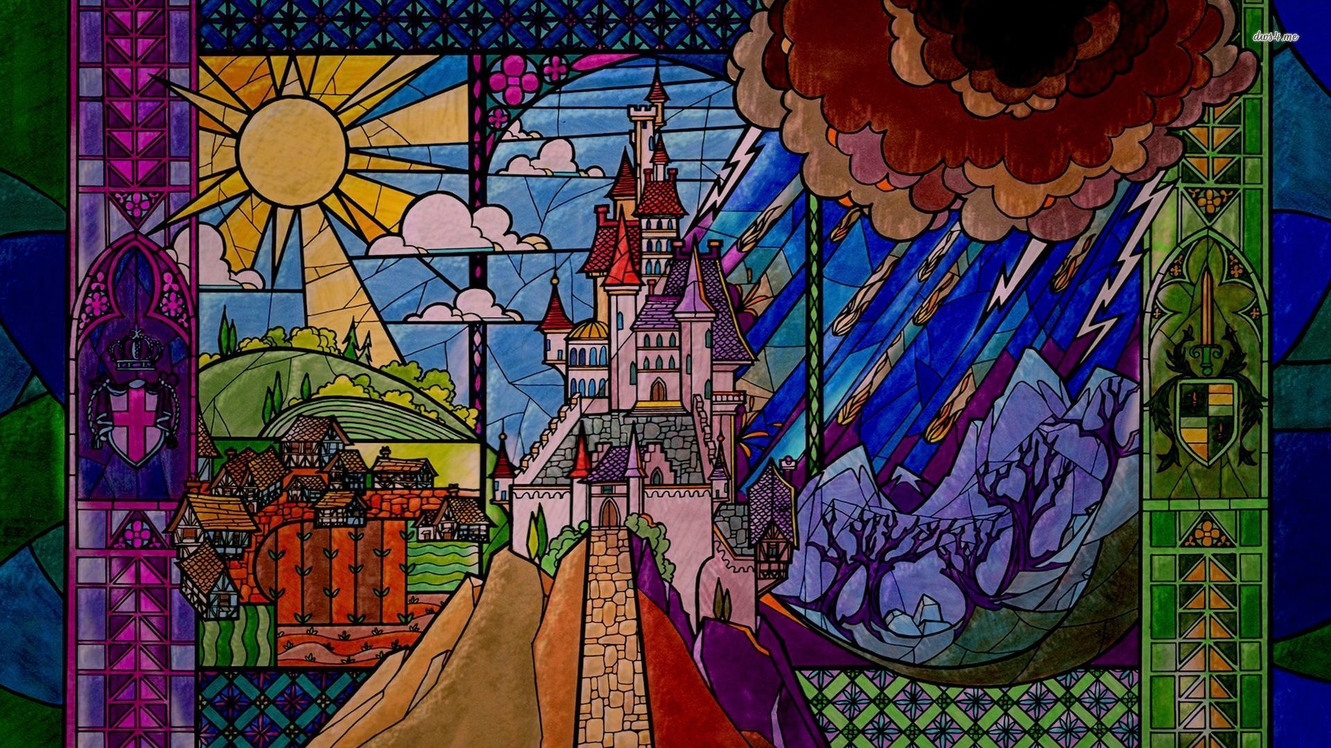 Sleeping Beauty Castle Wallpaper