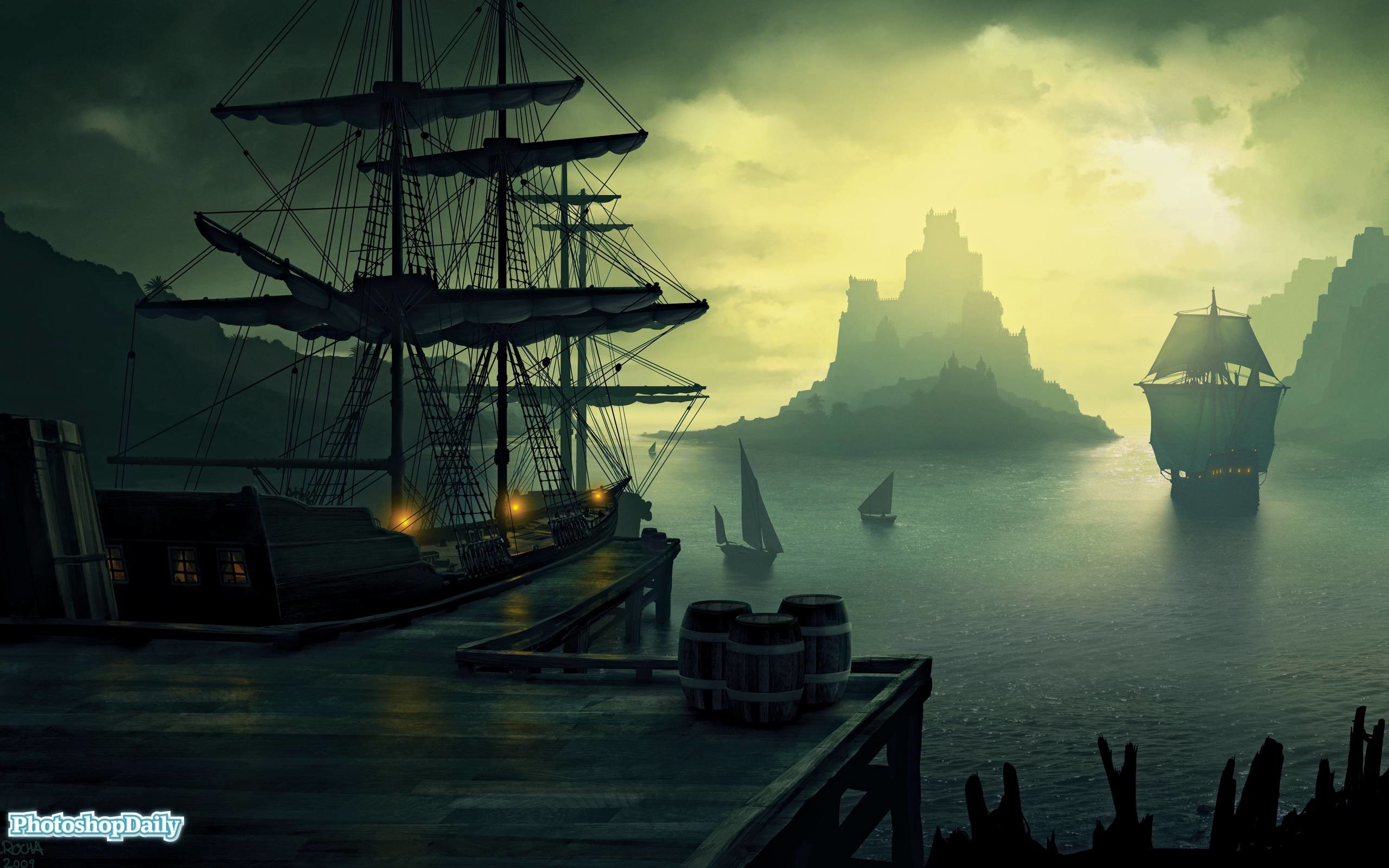 Pirate Ship Wallpaper For Desktop Image