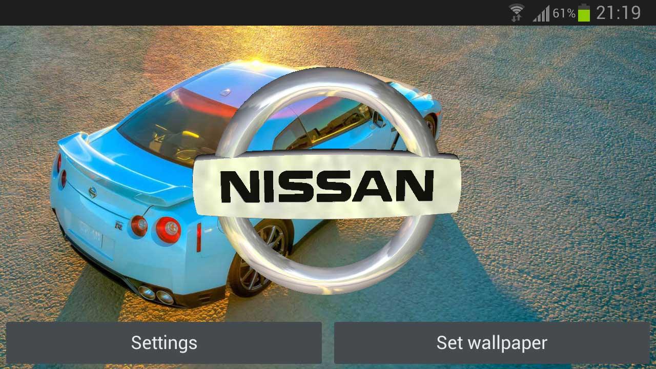 3d Nissan Logo Live Wallpaper