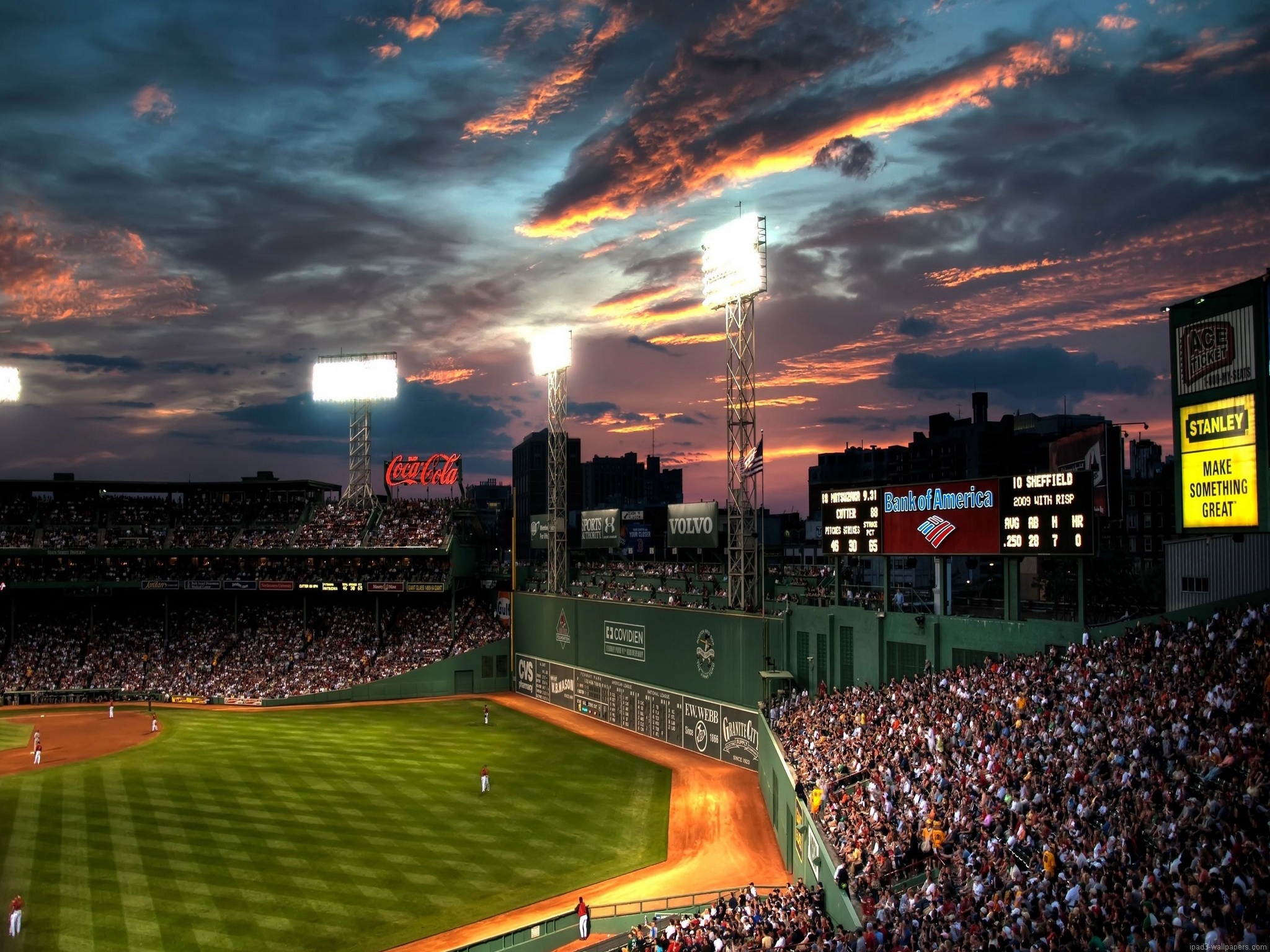 Desktop Wallpaper Park Boston Machusetts Baseball