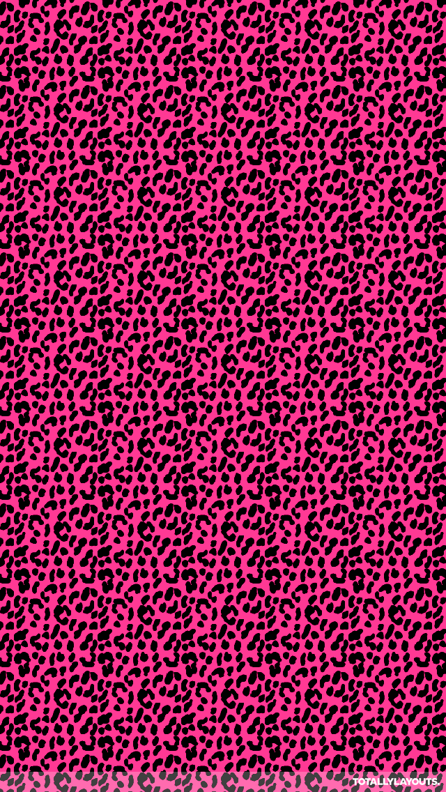 Leopard Print iPhone 5 Wallpaper