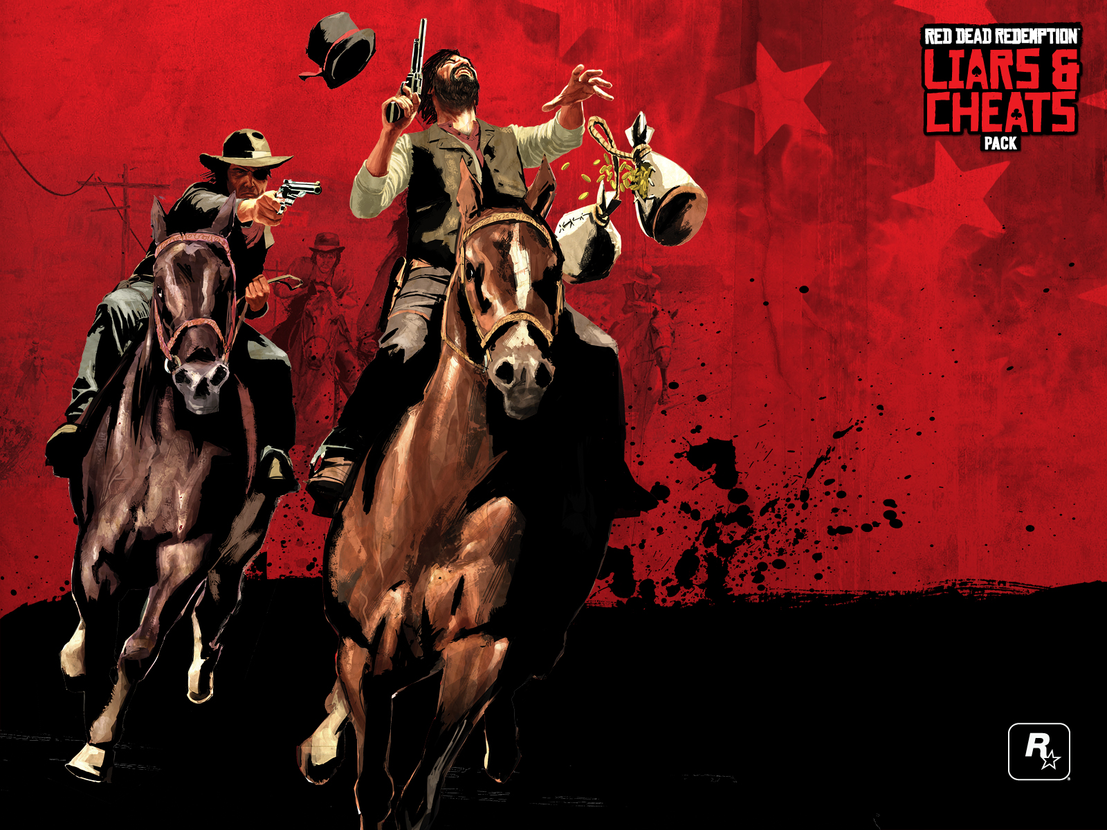 Red Dead Redemption Horses HD Wallpaper Background Image