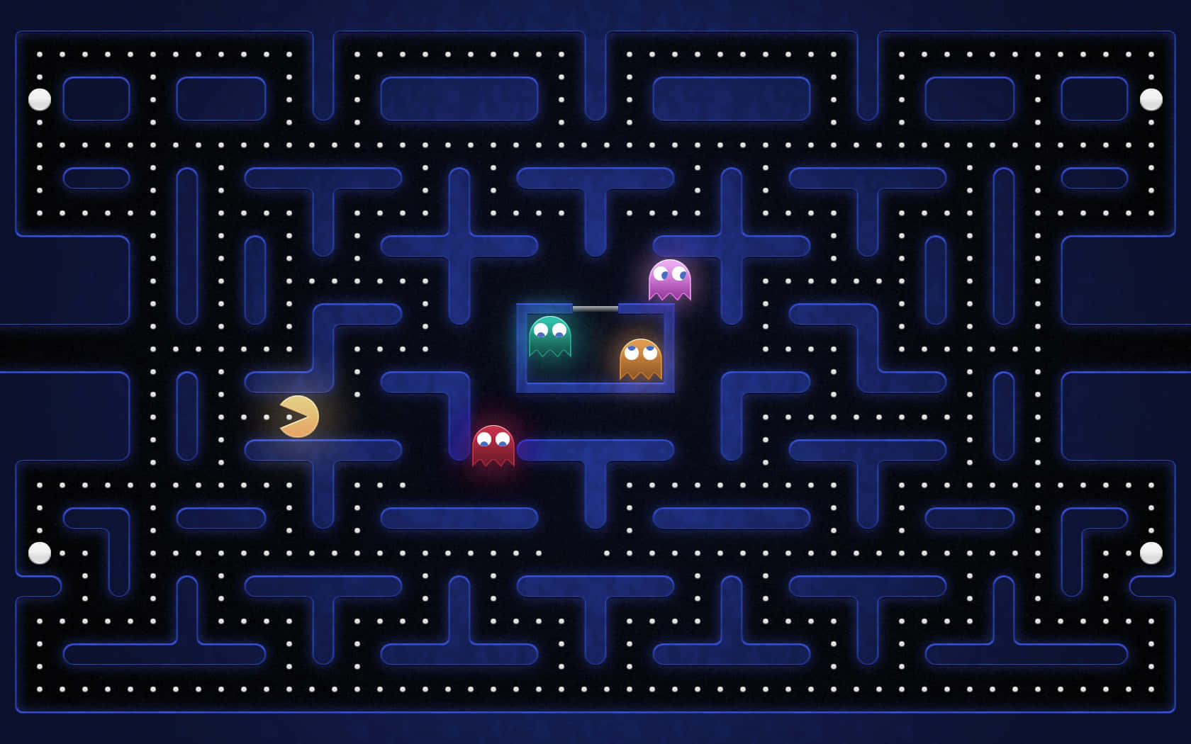 HD Pacman Wallpaper