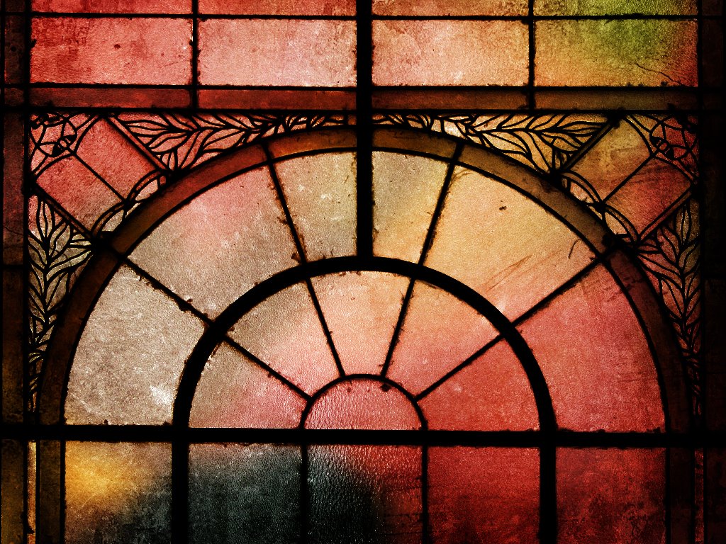 The Original Window Is White Not Stained Glass