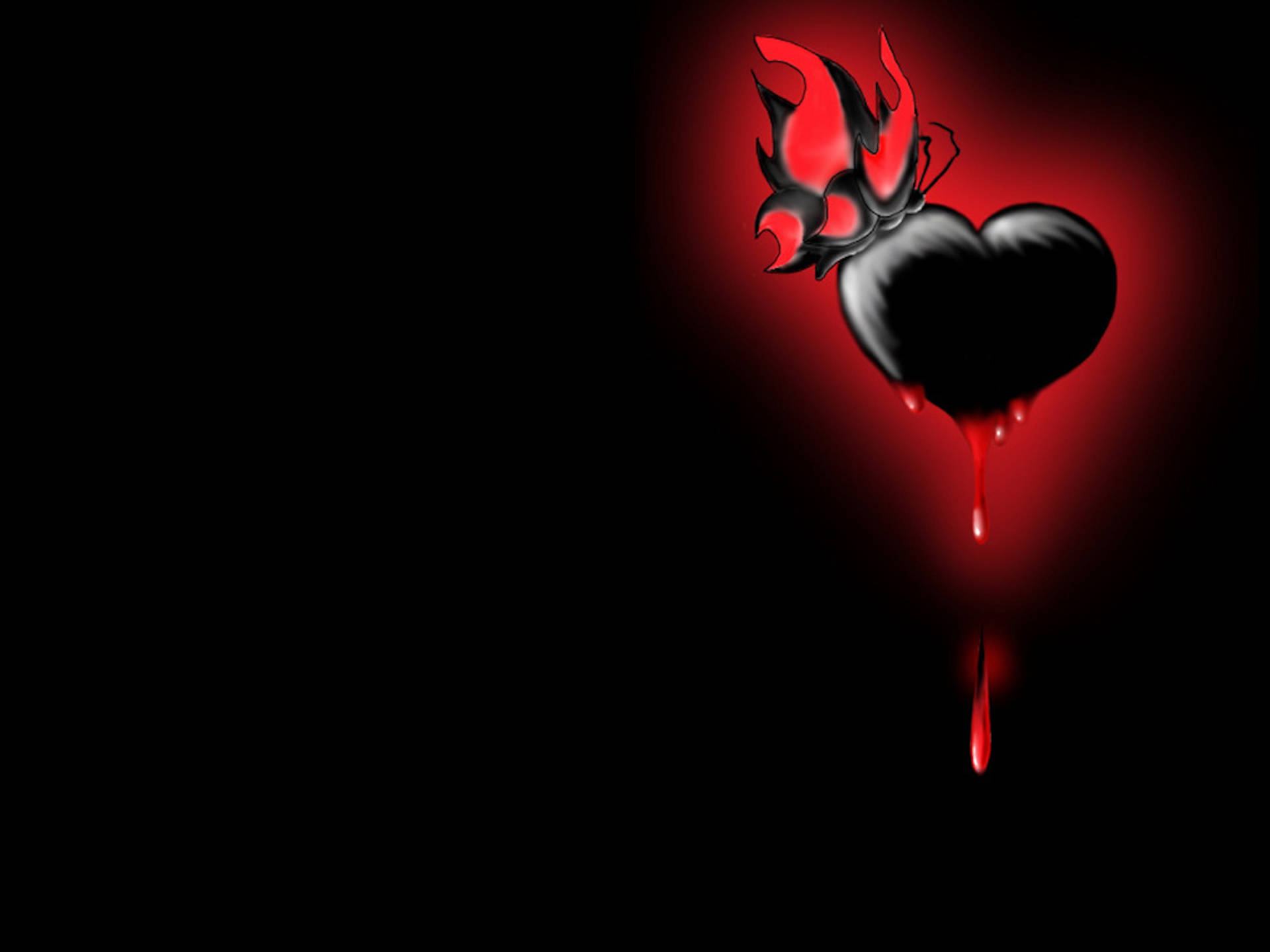 Top Black Heart Aesthetic Wallpaper Full HD 4k To Use
