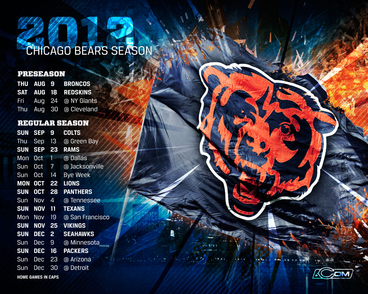 Chicago Bears Schedule In The News Nfl