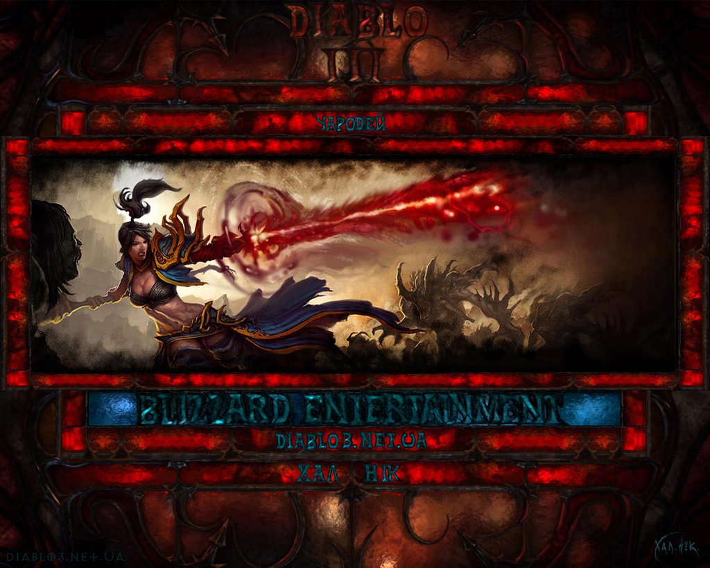 Wallpaper Diablo Wizard By Khalnik Fan Art Games