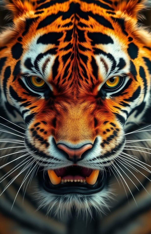 Angry Tiger Eyes Wallpaper