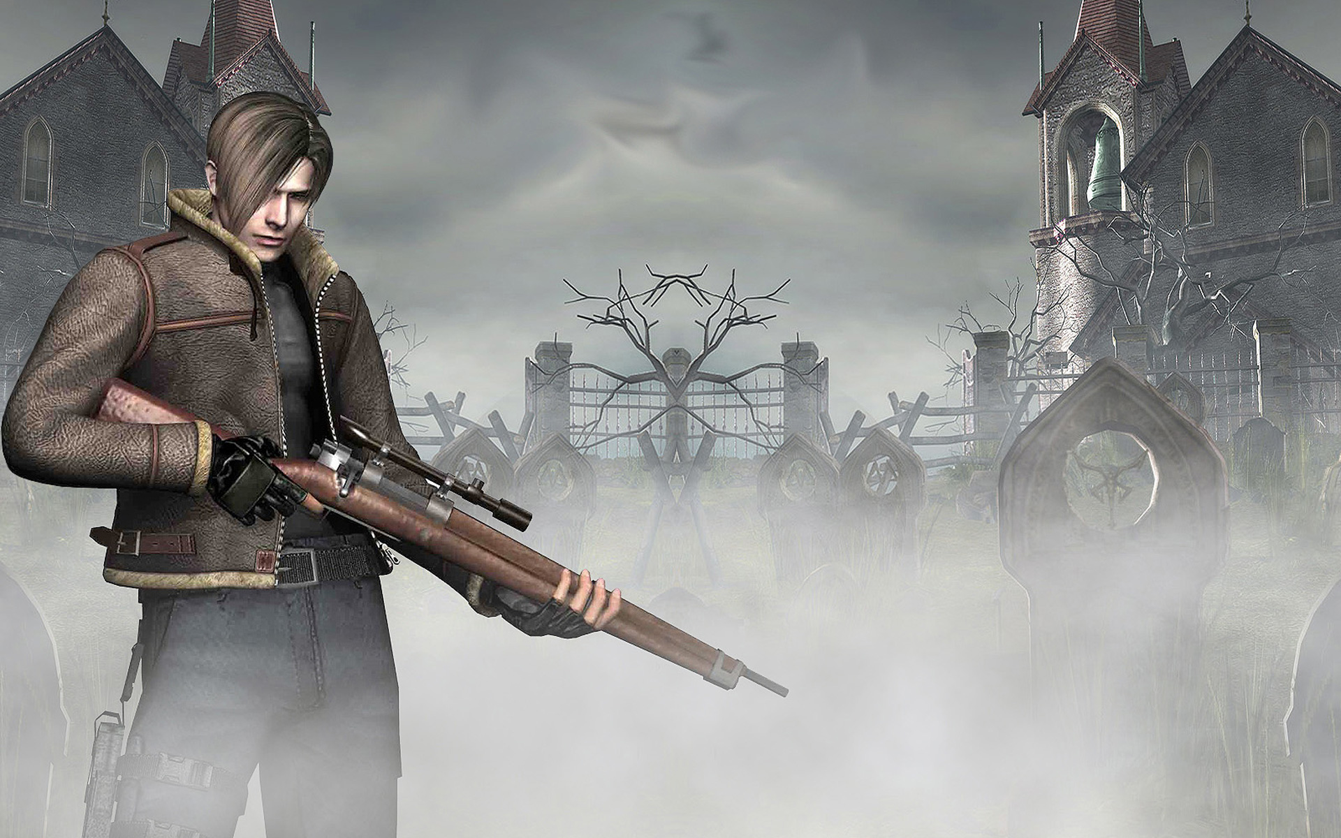 Resident Evil Leon Wallpaper Xbox Video Game