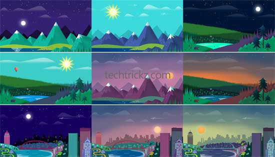 Google Now Inspired Wallpaper For Your Android Device Techtrickz