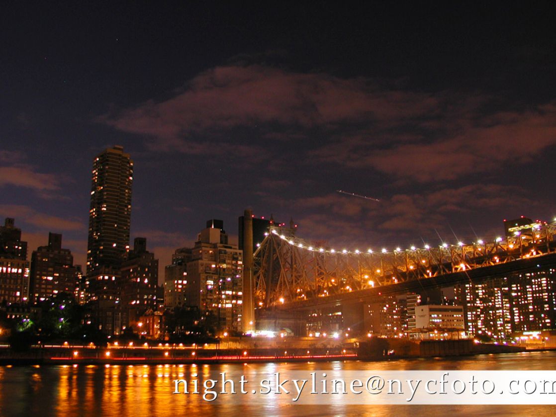 New york city night skyline wallpaper pictures 2