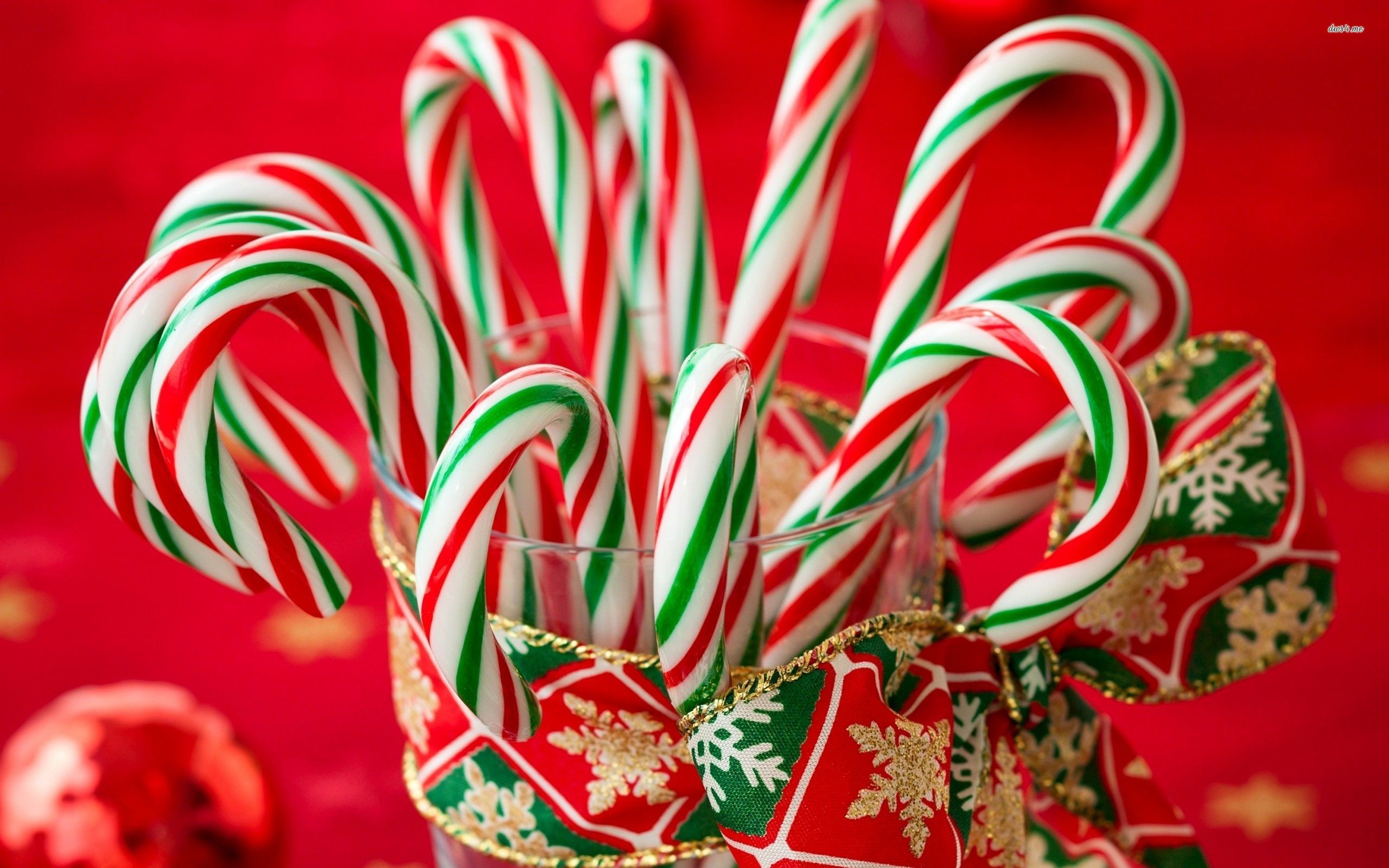 Candy Cane Background Wallpaper