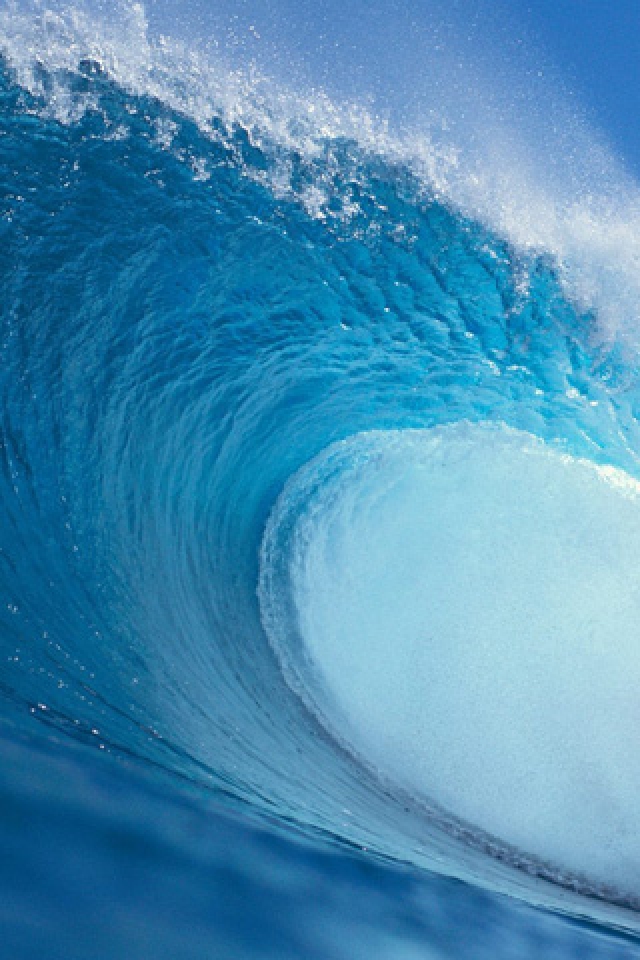 Sea Waves iPhone HD Wallpaper