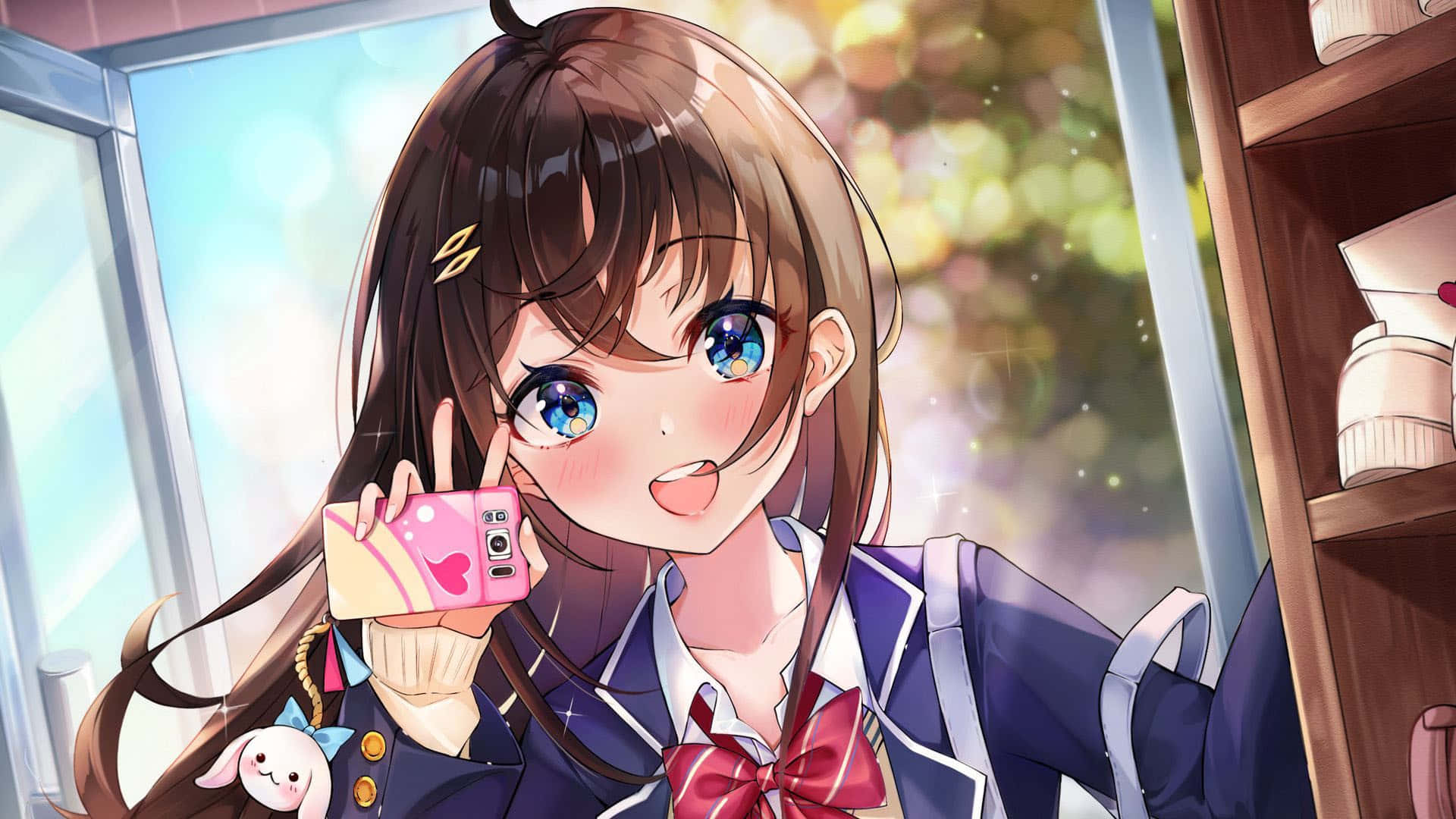 School Girl Wallpaper