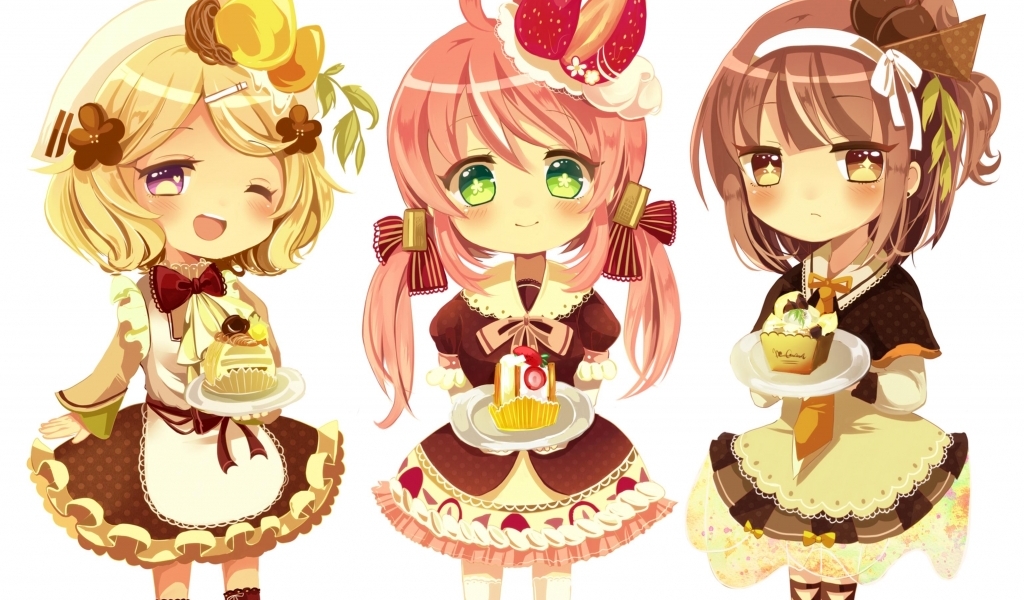 Download Cute Chibi wallpaper in Cartoon   Anime wallpapers with all 1024x600