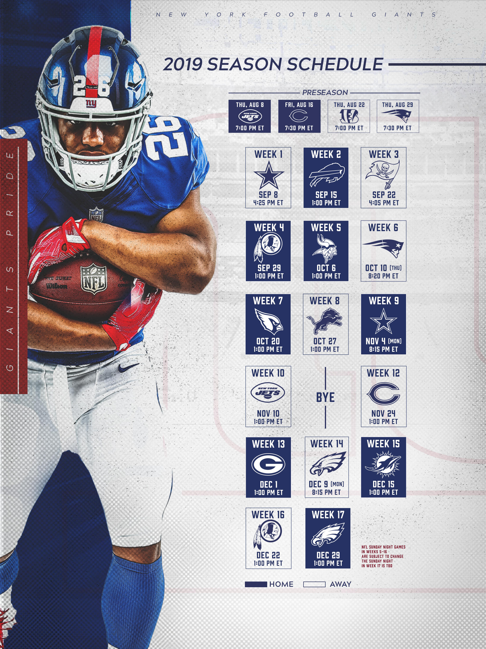 Free download Giants Schedule New York Giants [2048x2732] for