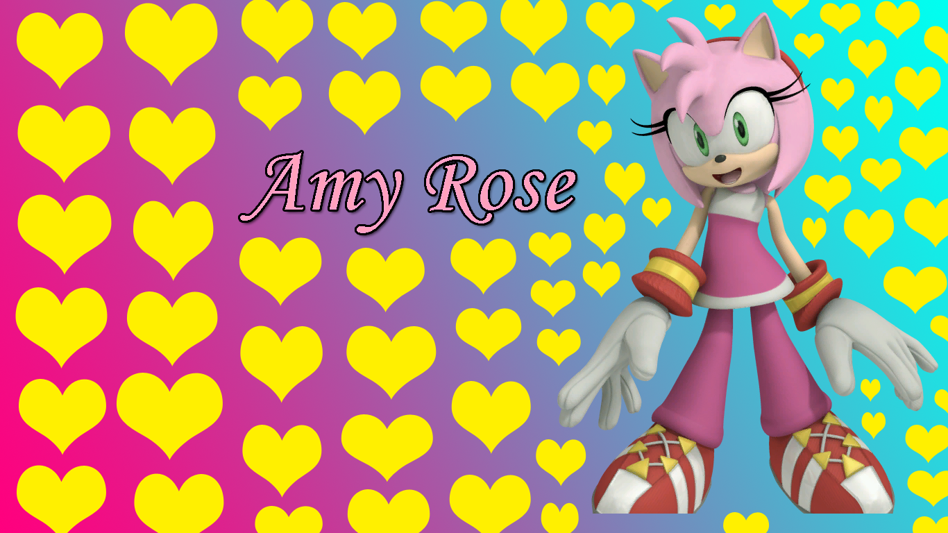 Amy Rose Wallpaper By Tzortzinaerk