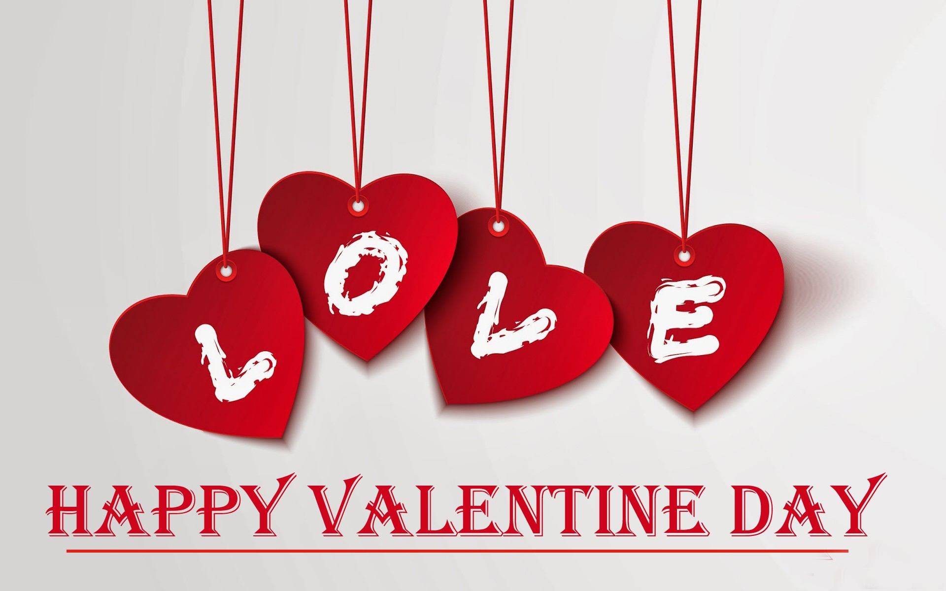 Happy Valentines Day Modern Love Heart 3d HD Wallpaper