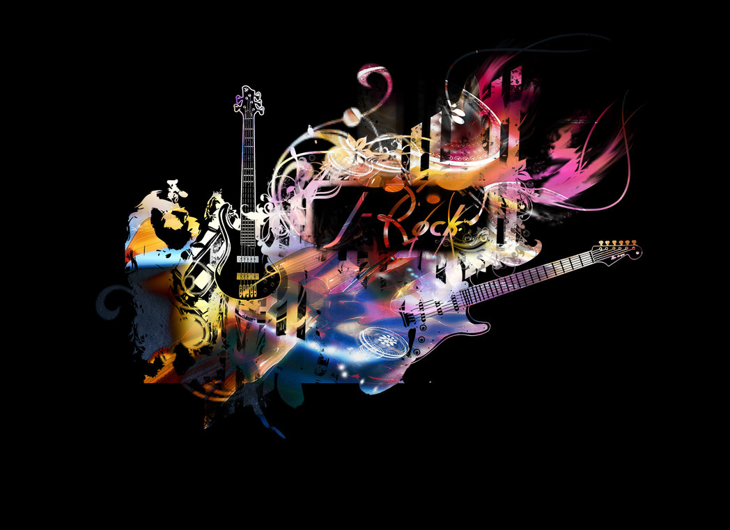 Awesome Music Rock Wallpaper Beackground With