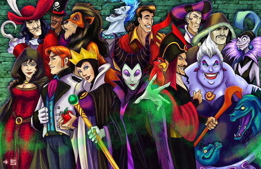Disney Villains Group by TyrineCarver