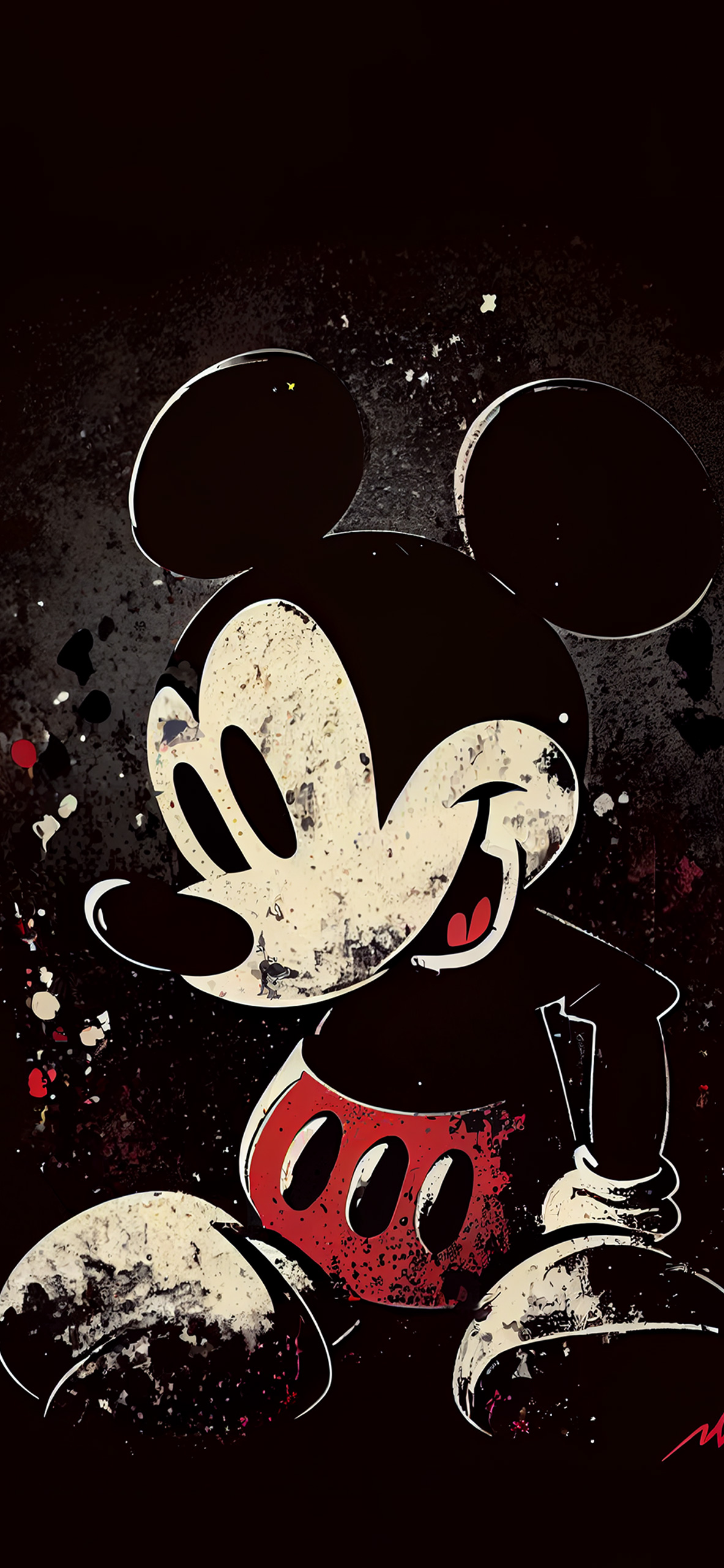 Mickey Mouse Black And White Wallpaper HD