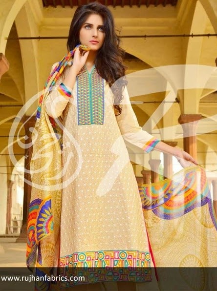 Range Winter Cotton Collection Rujhan Dresses