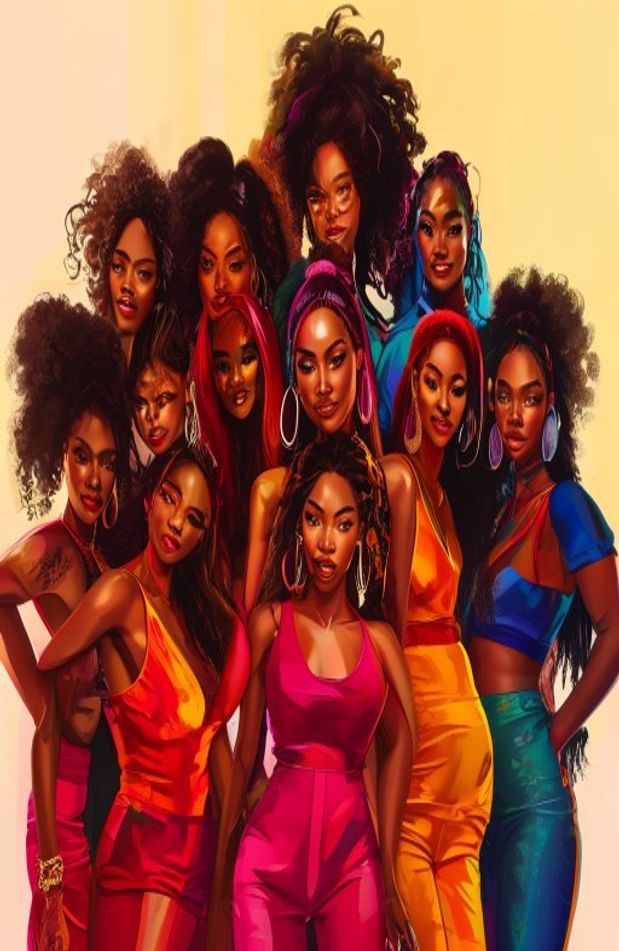 Beautiful Black Women Wallpaper
