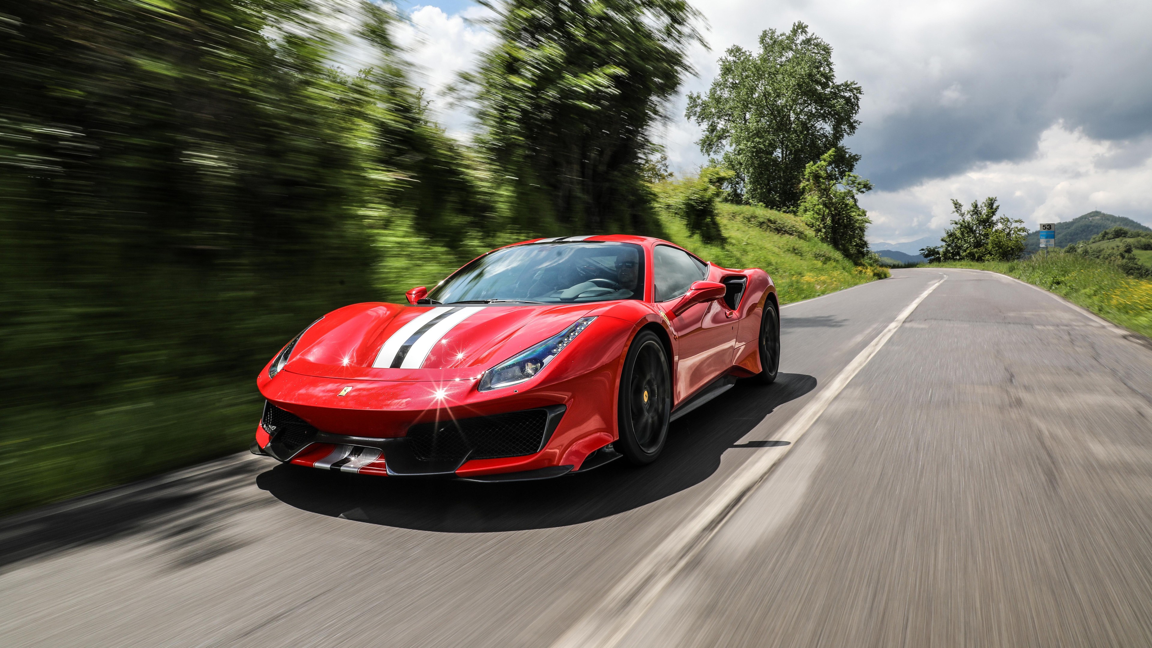 Ferrari Pista 4k Wallpaper