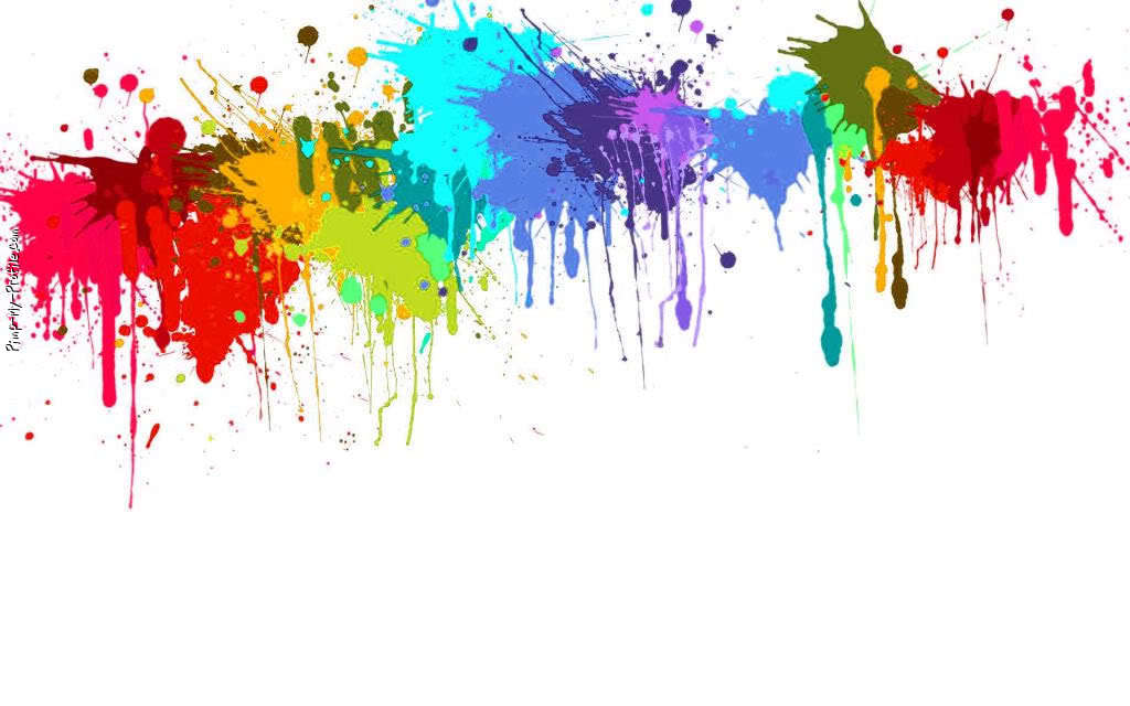 Colourful Splatter Paint Background Pimp My Profile