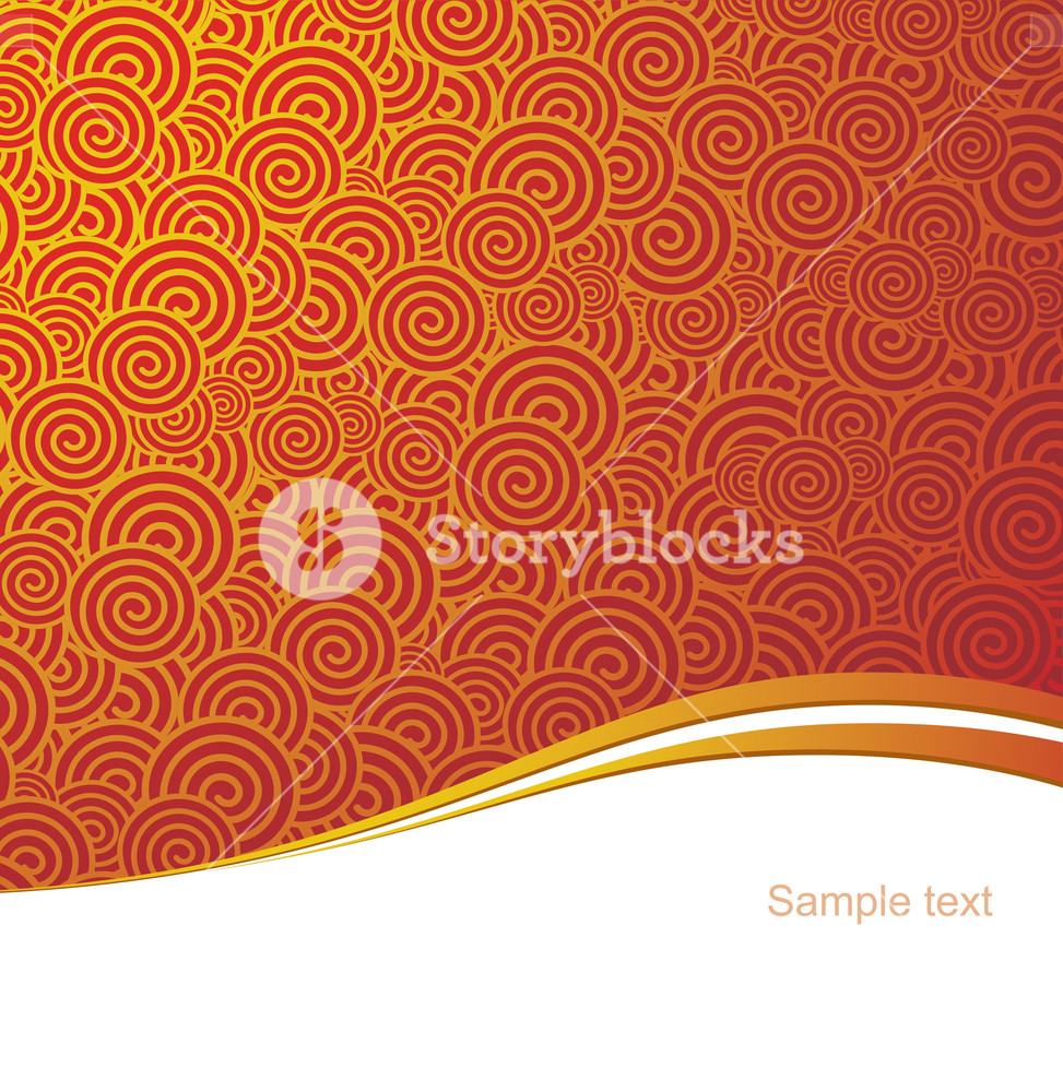 Red And Gold China Style Vector Background Royalty Stock