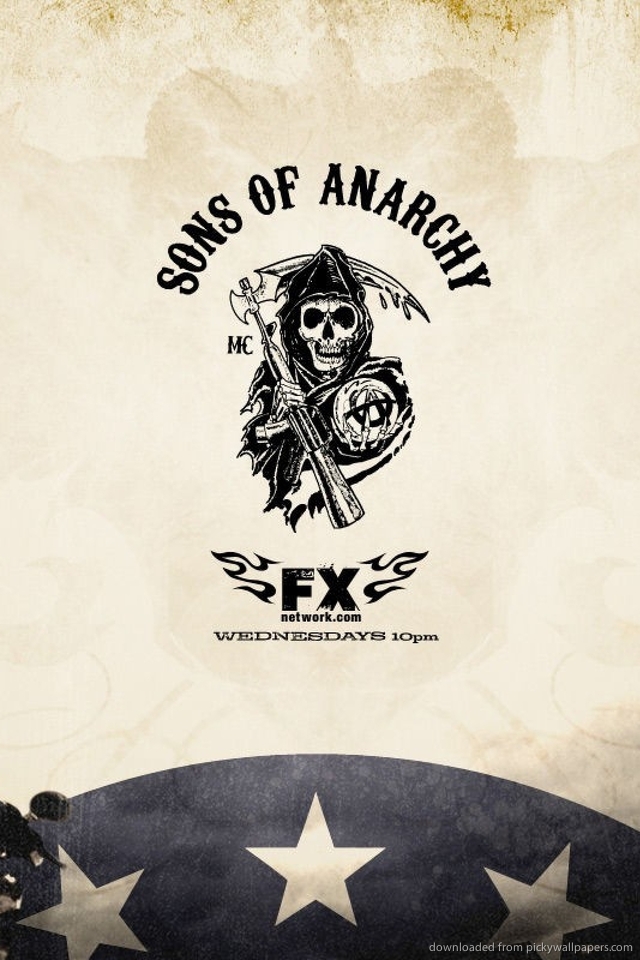 Sons Of Anarchy Logo Wallpaper For iPhone