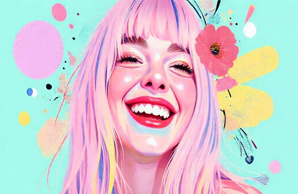 Billie Eilish Smiling Wallpaper
