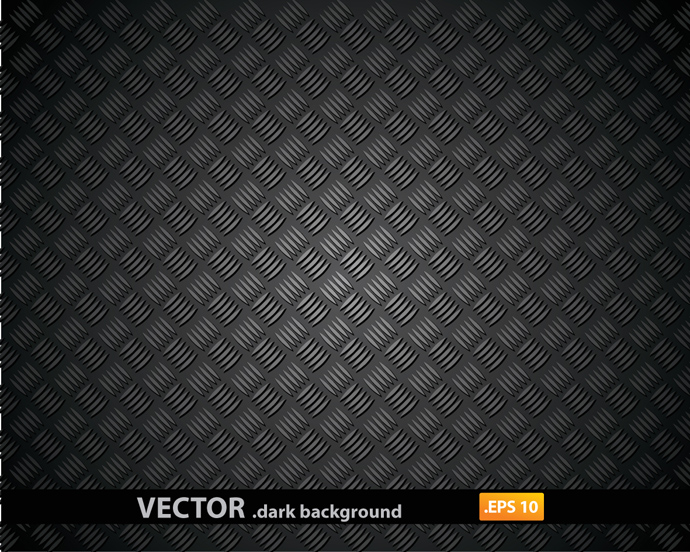 Black Metal Vector Texture Background