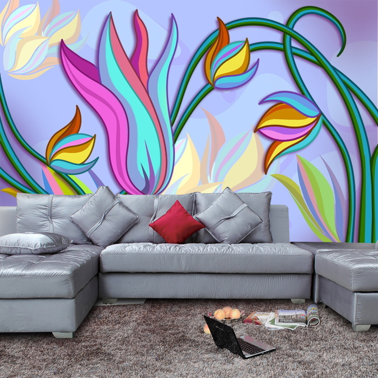 Large Mural Wallpaper Living Room Minimalist Modern European