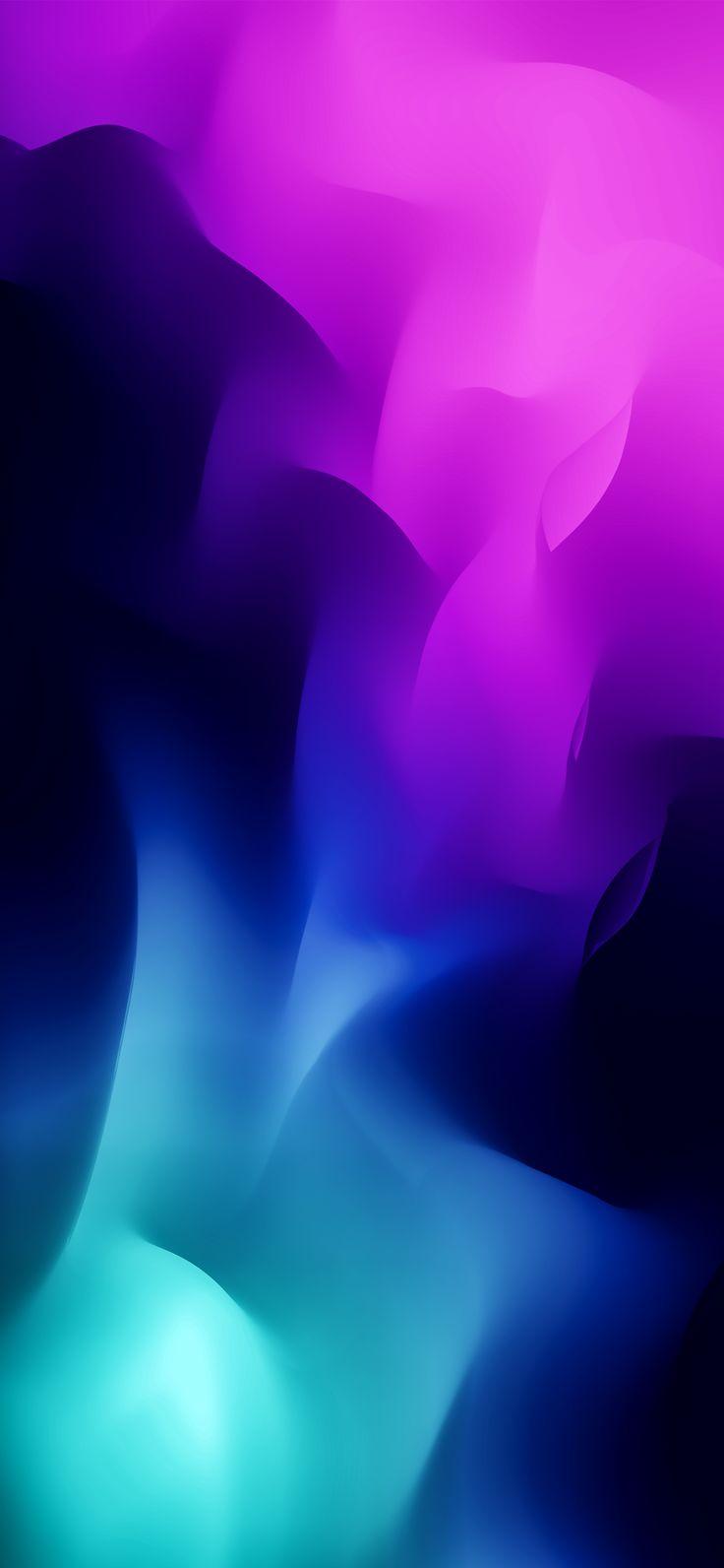 Free download iOS 15 Beta 4 pink to blue by Hk3ToN Abstract iphone wallpaper [736x1593] for your
