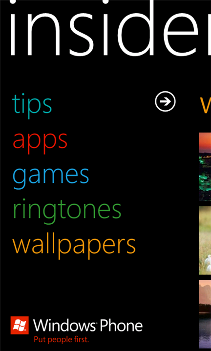 Insider App For Windows Phone