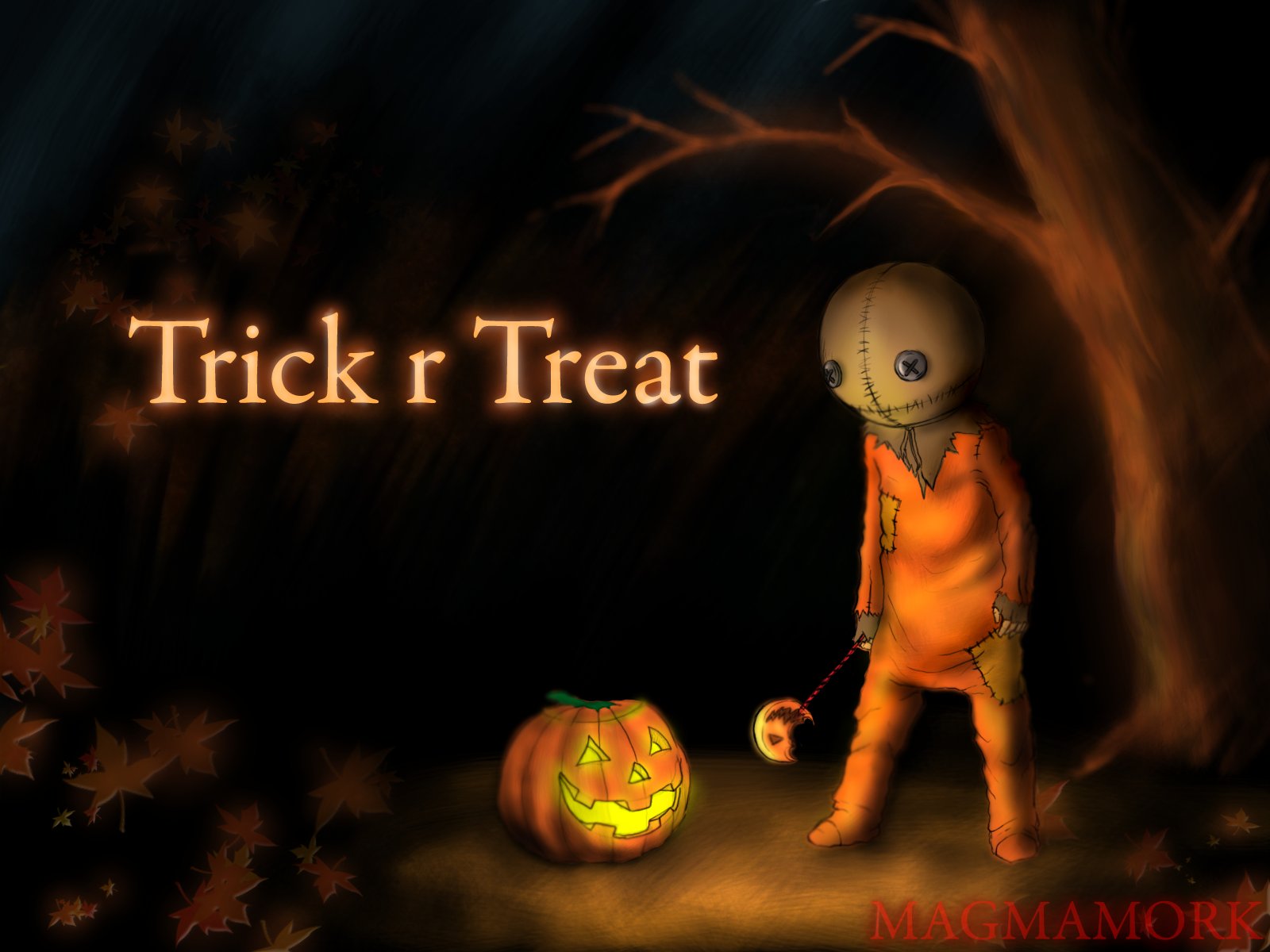 Trick R Treat Horror Thriller Dark Halloween Movie Film Wallpaper