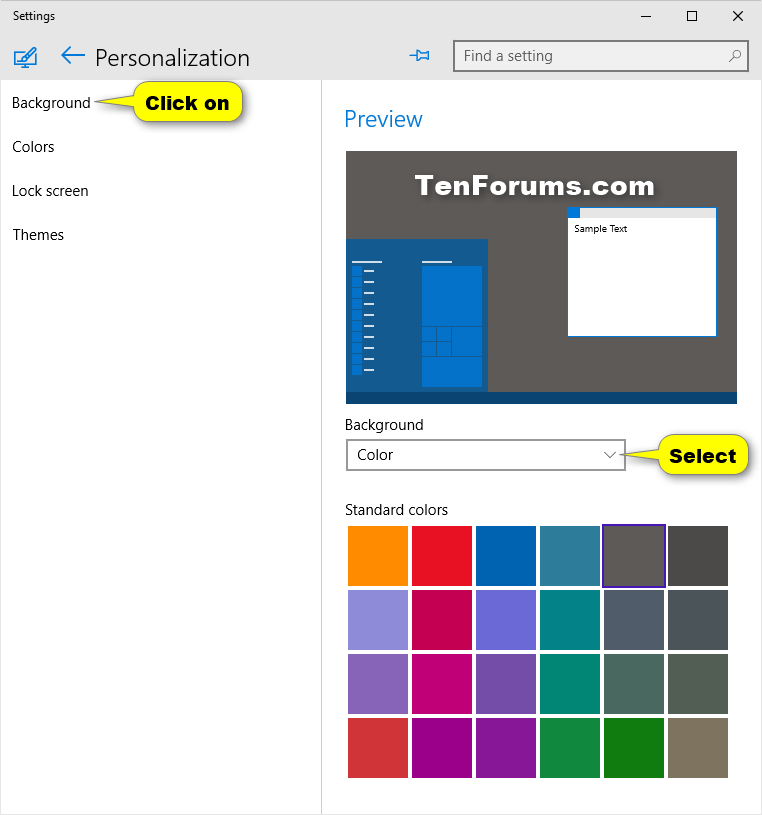 Desktop Background   Change in Windows 10   Windows 10 Forums